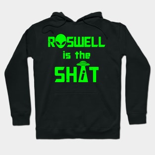 Funny Retro Vintage Alien UFO Roswell Conspiracy Theory I Love Aliens Slogan Hoodie